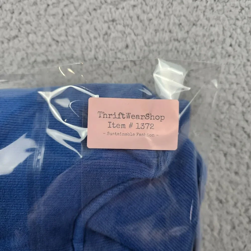 Vintage Polo Ralph Lauren Sweater Mens Large Blue Pullover 1/4 Zip Mock Neck 90s